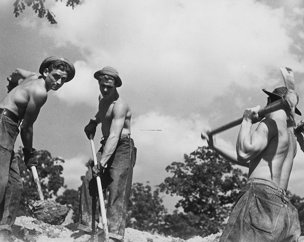 Civilian Conservation Corps at work