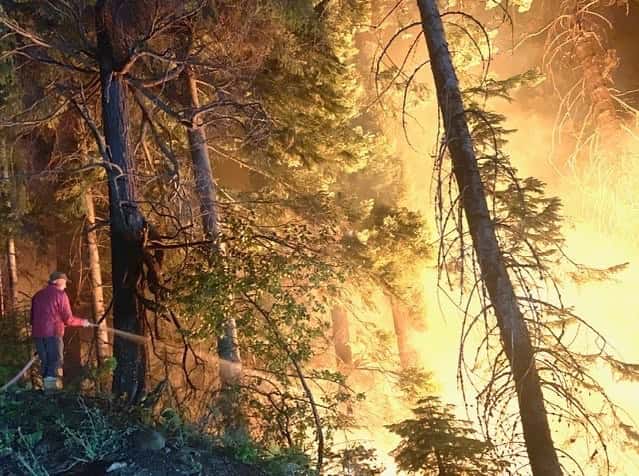 white pass, cold creek fire, Washington,