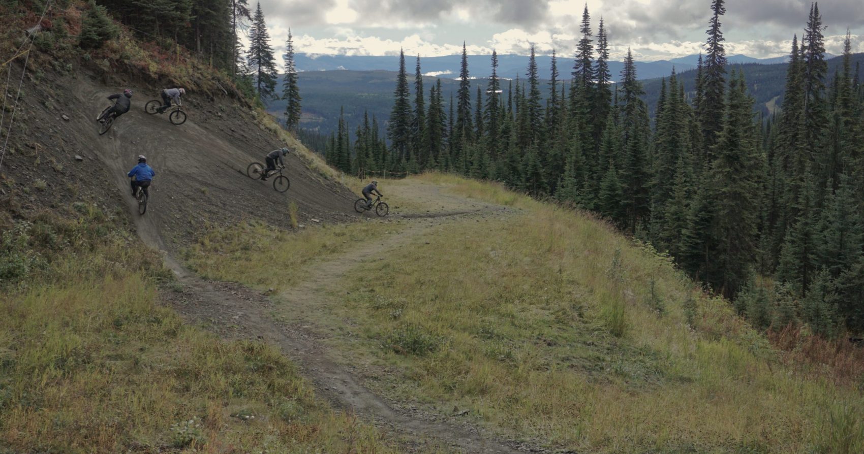 Sun Peaks Bike Park Mountain Biking Wallride