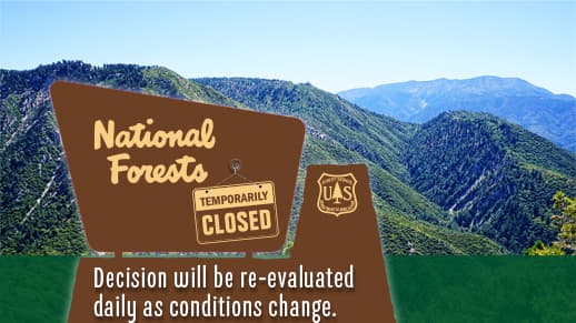 national forests, california