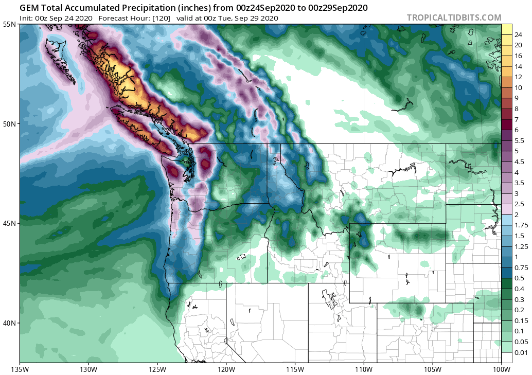 precipitation, mount baker