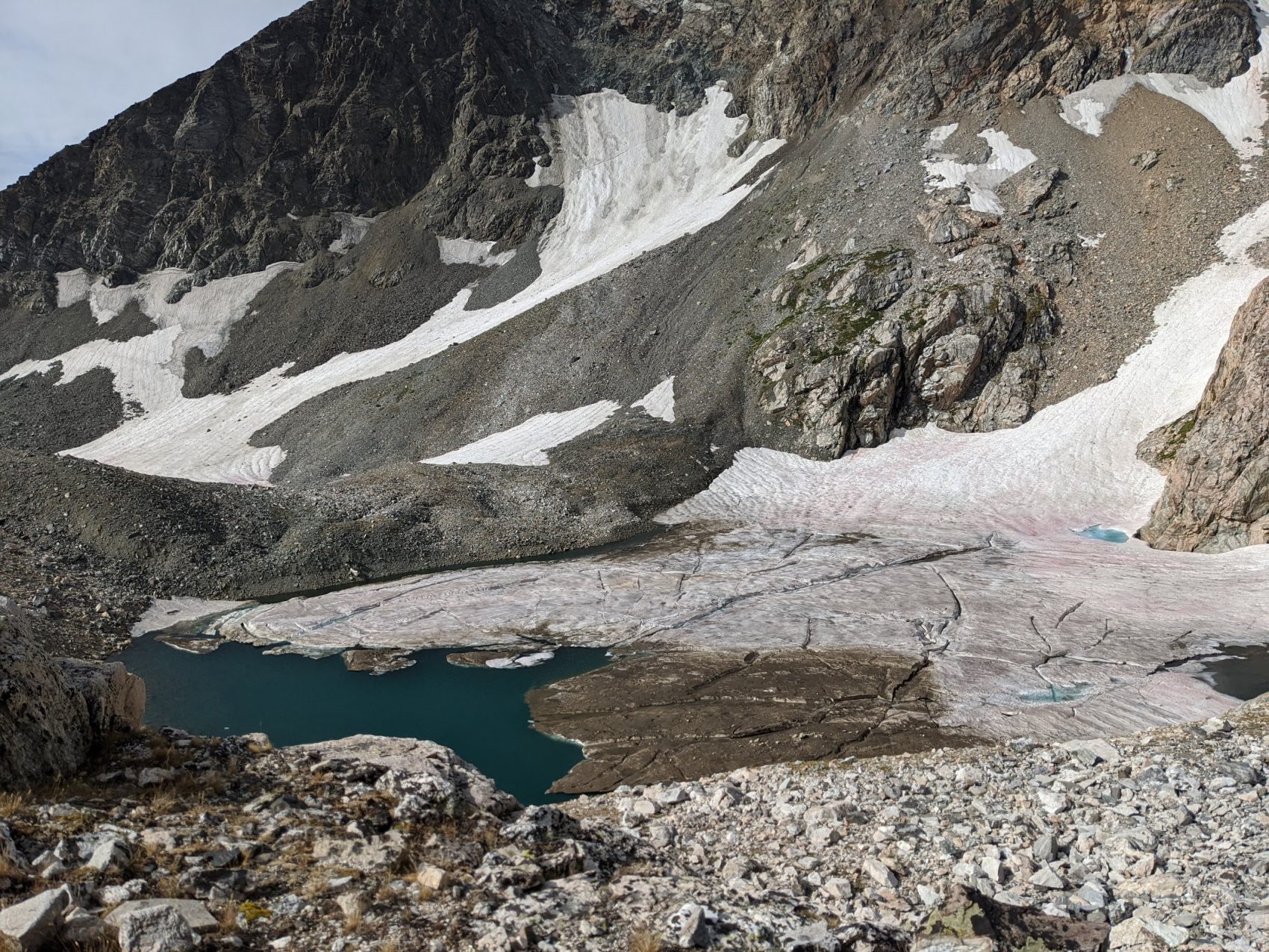 Lake at the base of Buck Mountain