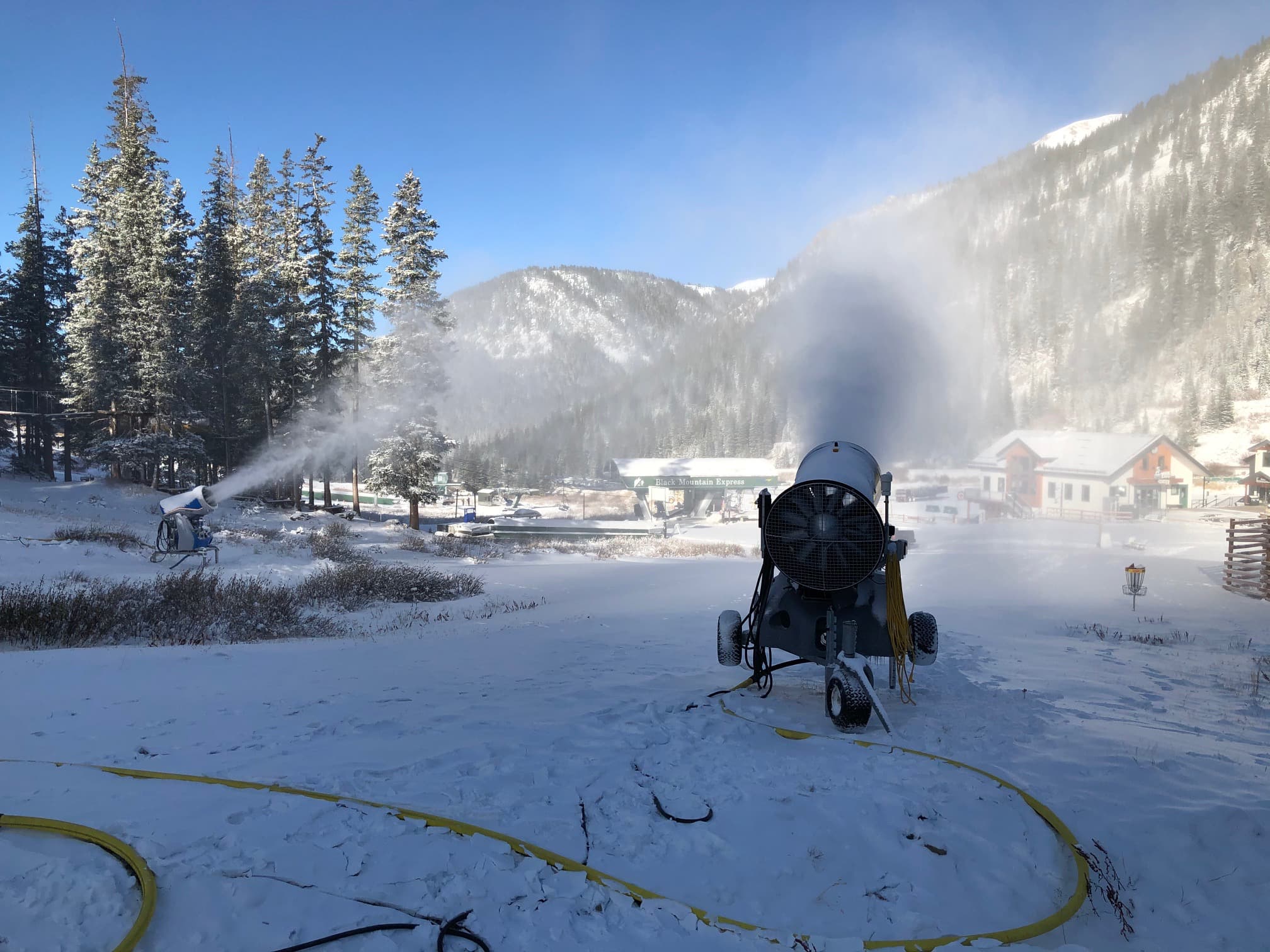 Arapahoe Basin, colorado, snow guns, racetoopen,