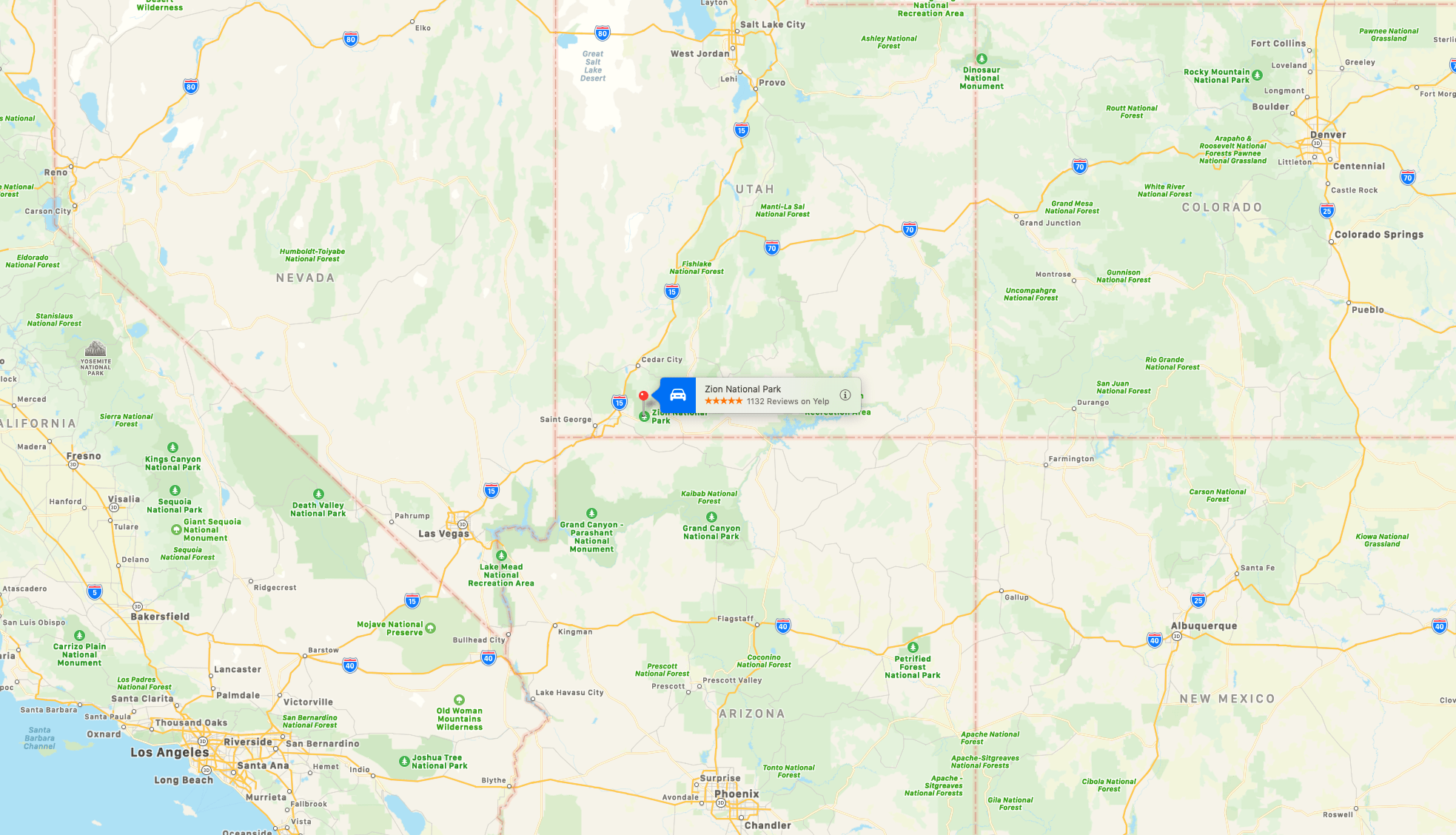 Zion national park, Utah