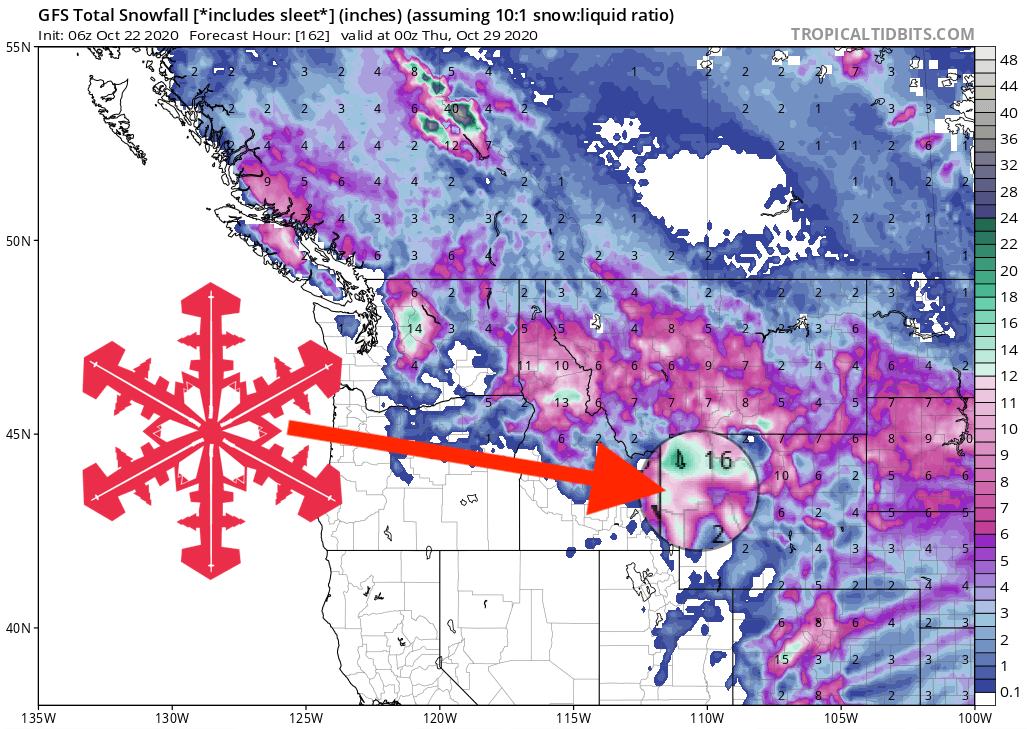 wyoming, forecast, snow