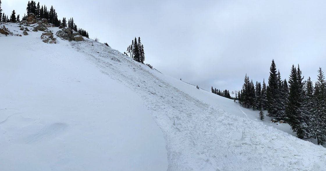 avalanche, Berthoud Pass, colorado