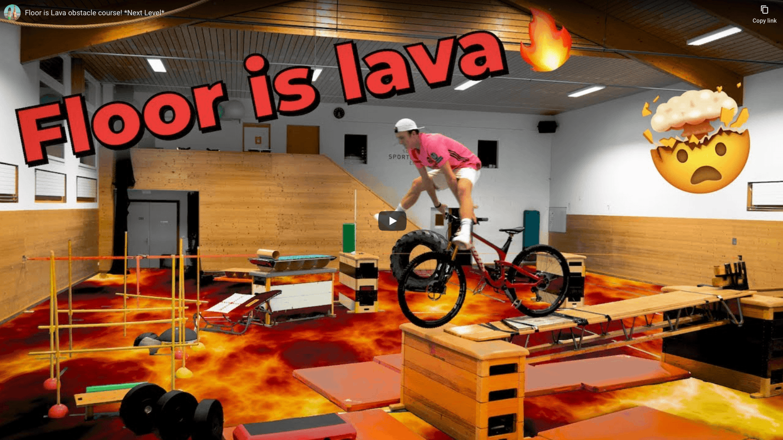 Homemade Floor Is Lava Course 