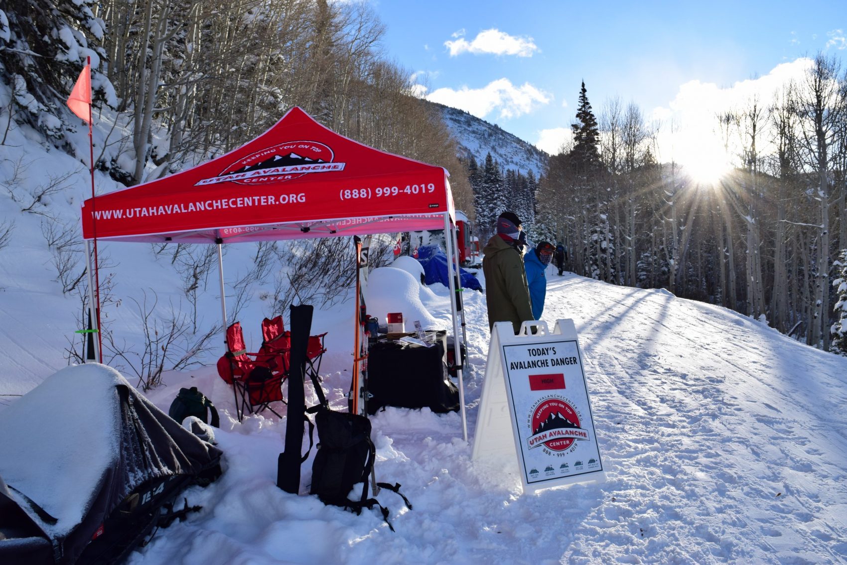 Here to Help The Utah Avalanche Center's New Trailhead Avalanche