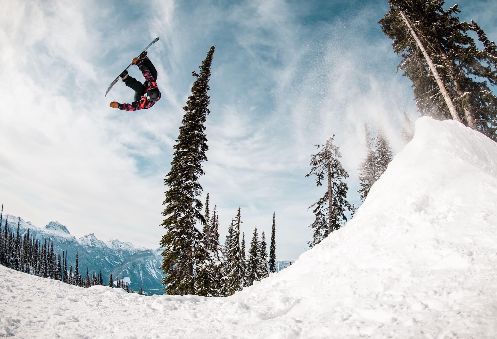 Revelstoke, British Columbia, canada, snowboard