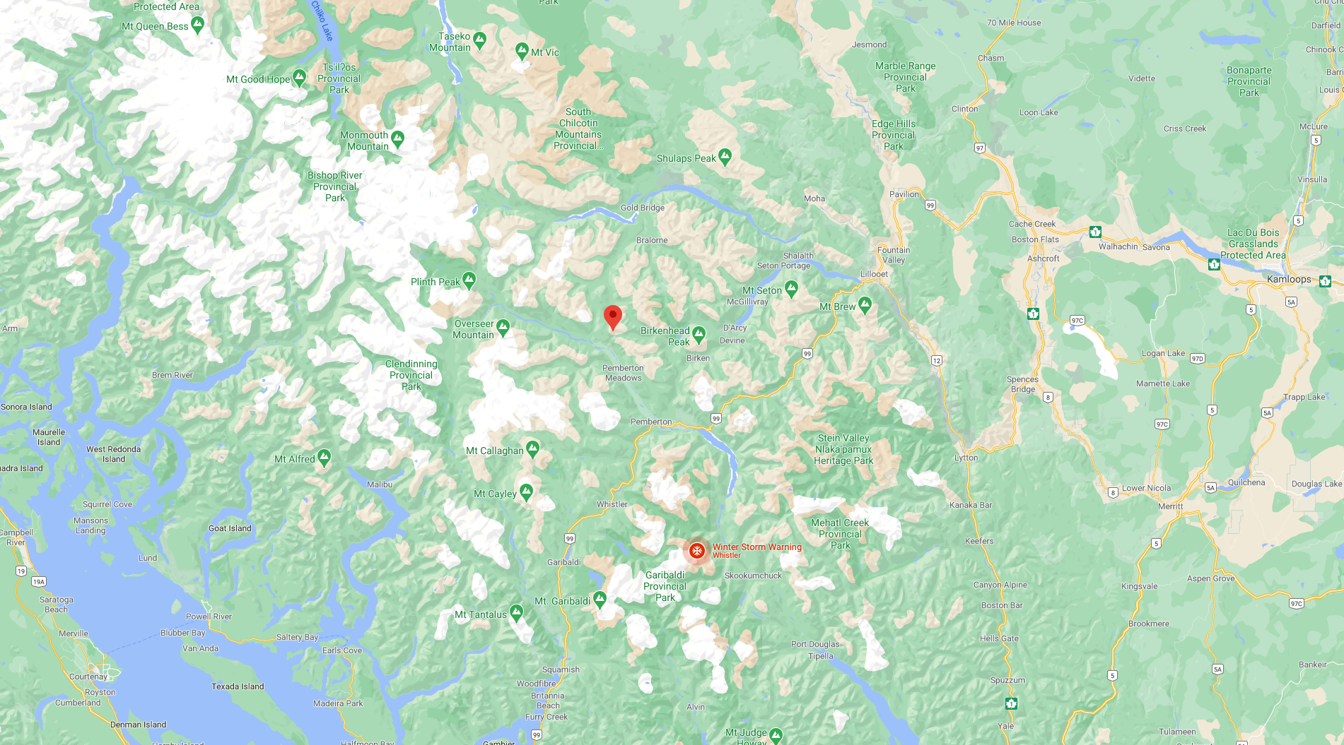 goat mountain, British Columbia, Canada, avalanche