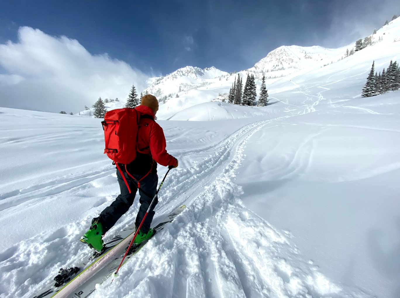 Back Country Skiing HooDoo Wallpaper