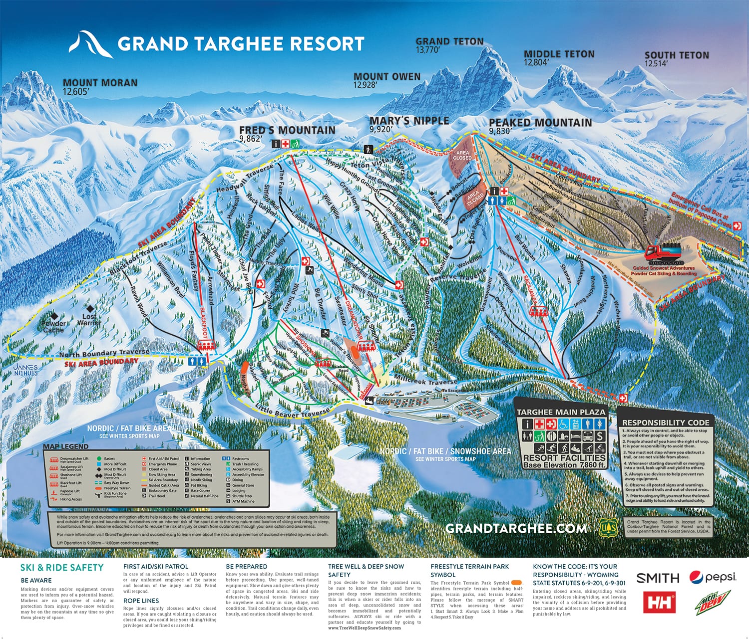 trail map grand targhee wyoming