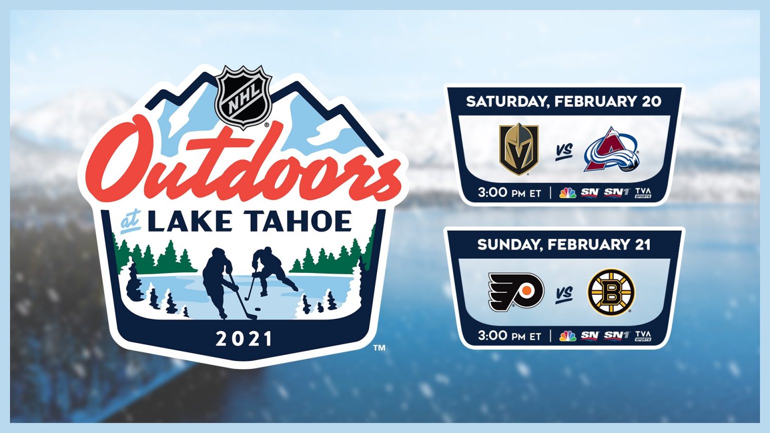 NHL to Play 2 Outdoor Games in Lake Tahoe, NV this Coming February