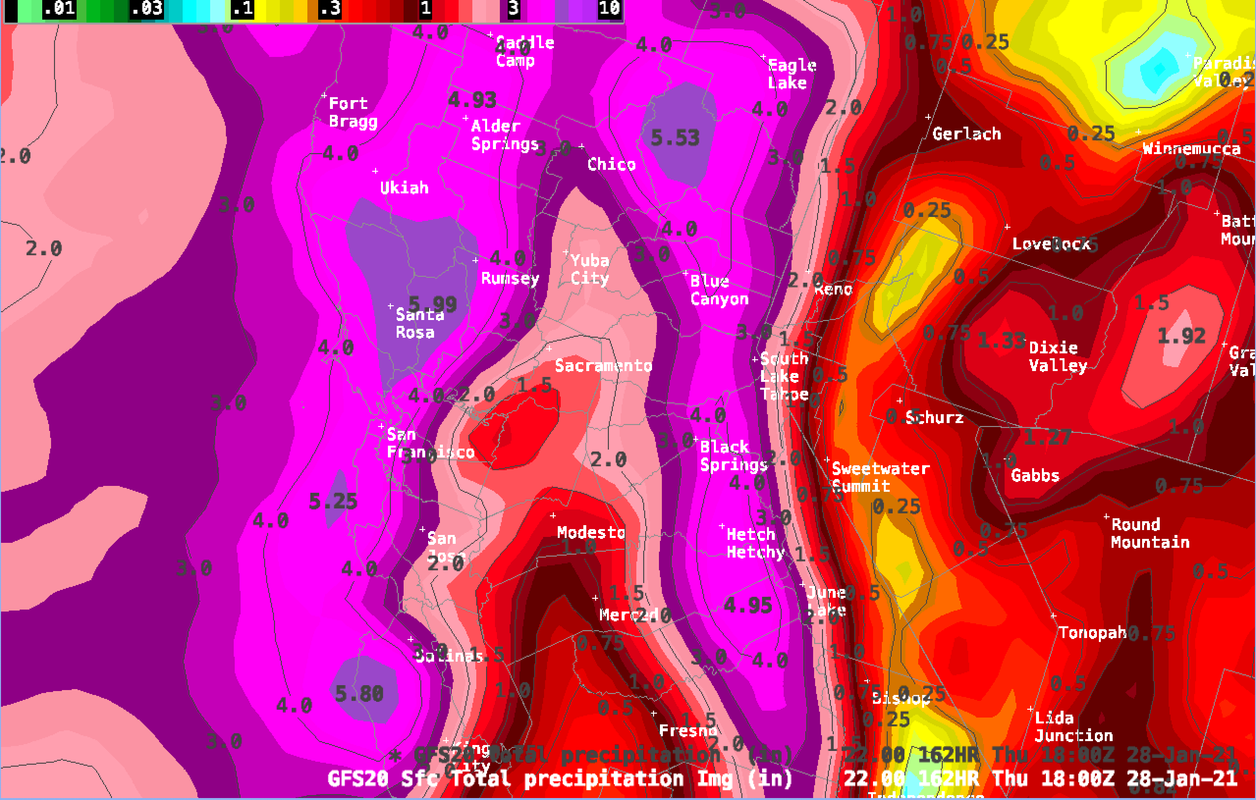 Historic 100 Super Storm Forecasted For California Next Week Snowbrains