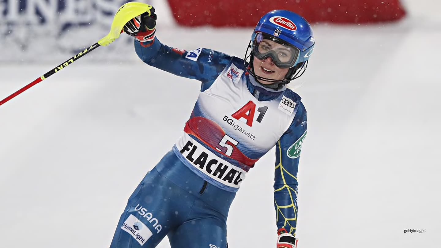 Mikaela Shiffrin, slalom, victory