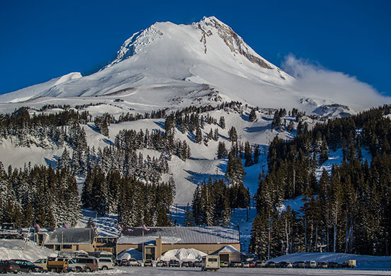 Base of Mount Hood Meadows Resort 