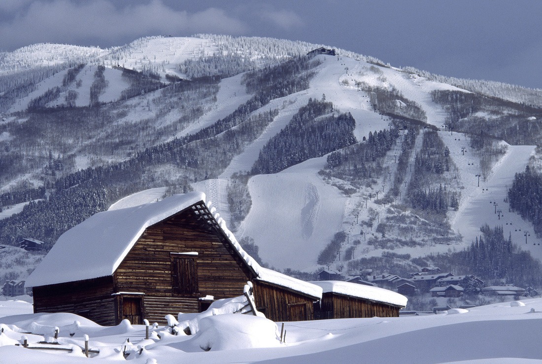 Snowfall In Steamboat Colorado