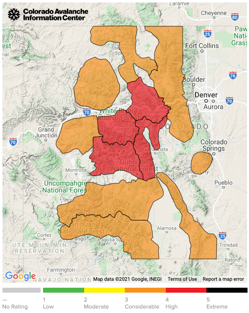 avalanche, colorado