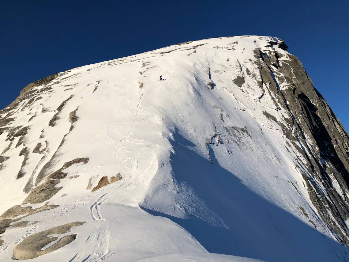 The Historic Ski Descent of Half Dome