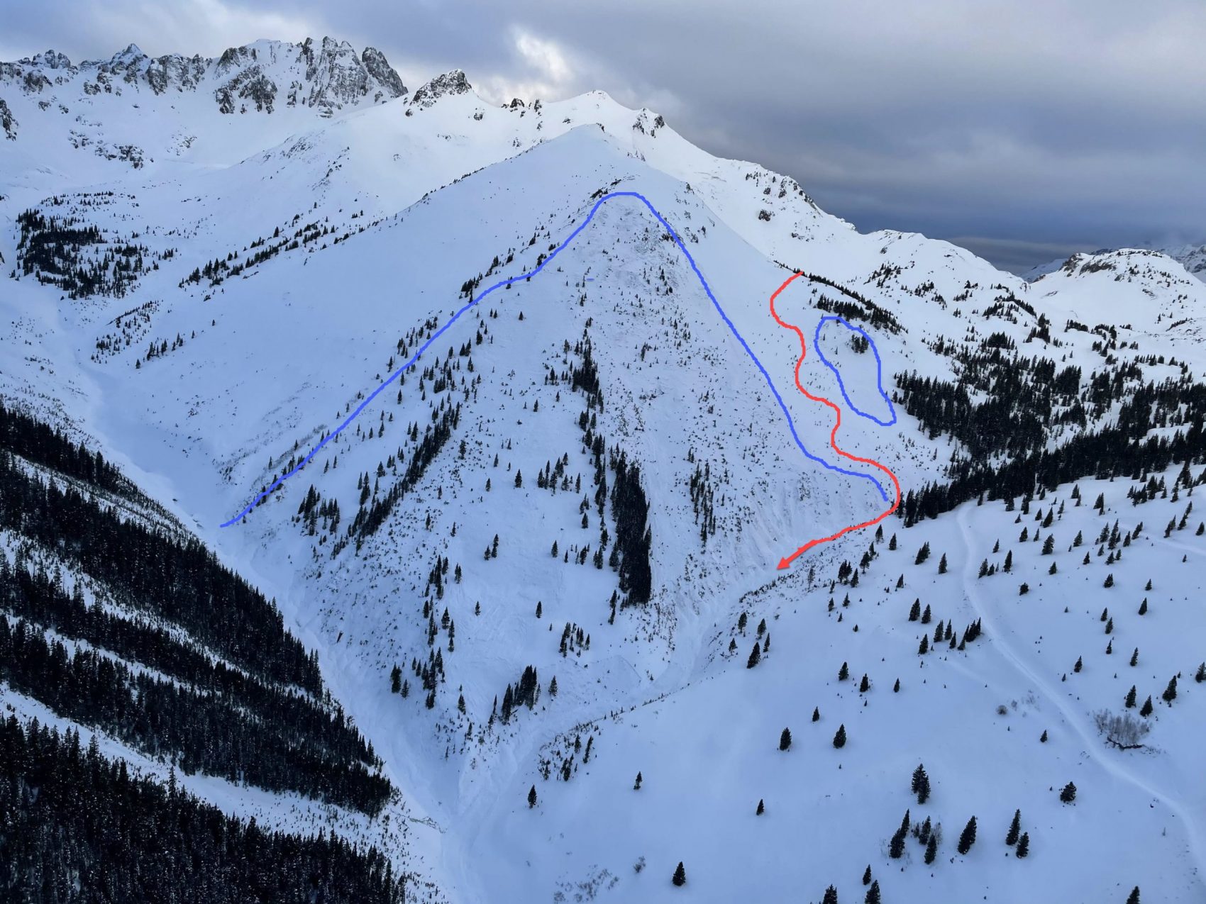 avalanche, colorado, silverton, Ophir,