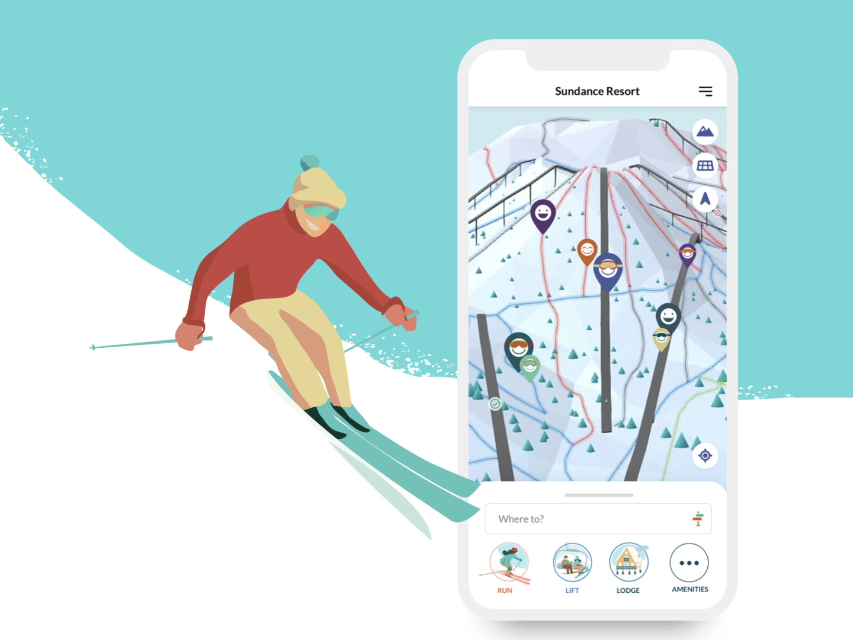 worker Thanksgiving Scholar New App to Keep Track of Friends & Family on the Slopes - SnowBrains