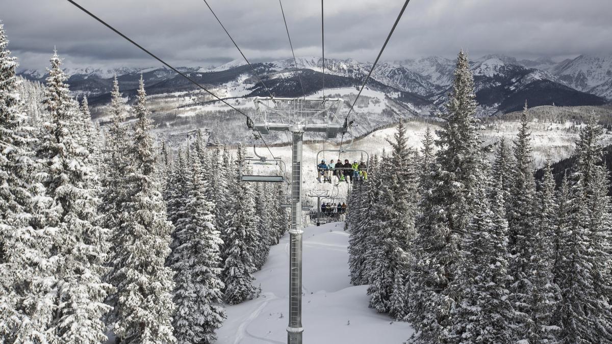 vail, colorado, chairlift, jail, pass, 