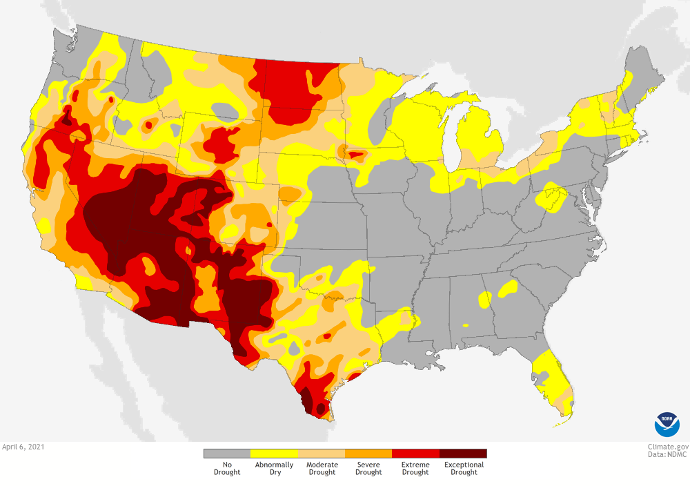 Drought-Weekly-Drought-Monitor-US-2021-04-06-large-pichi - SnowBrains