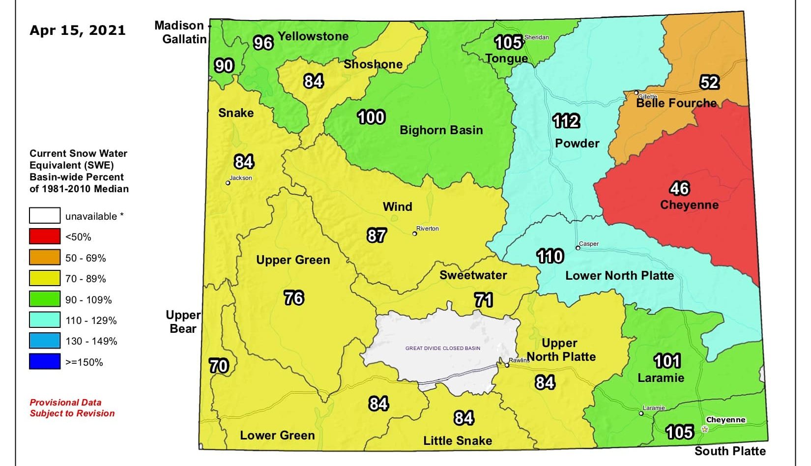 Wyoming, tetons, snowpack