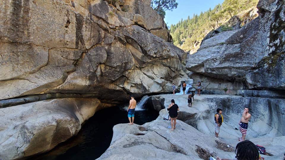 God's Bath Swimming Hole, Tuolumne County, California,