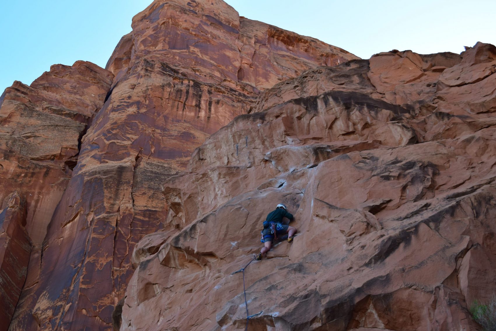 Rock Climbing Adventure Couple in Moab, Utah