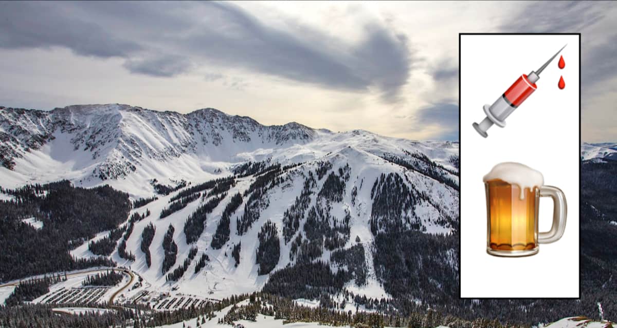 vaccine, covid-19, free beer, colorado, Arapahoe Basin,