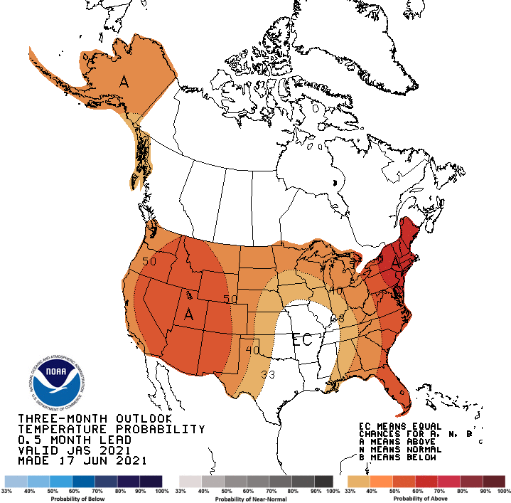 temperature outlook