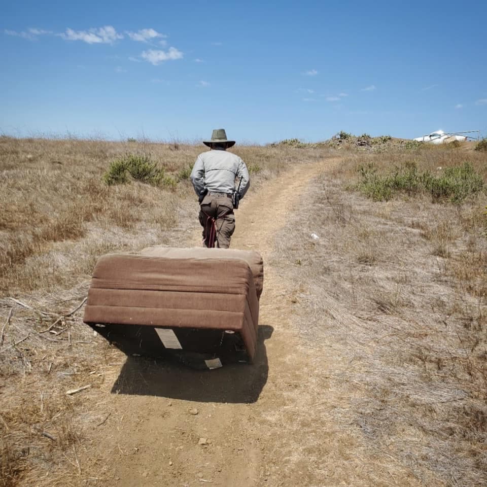 couch, Santa Monica Mountains National Recreation Area, california