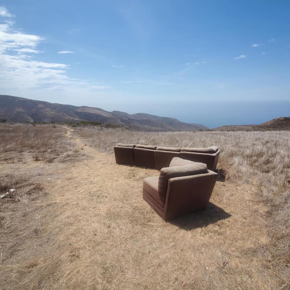 couch, Santa Monica Mountains National Recreation Area, california