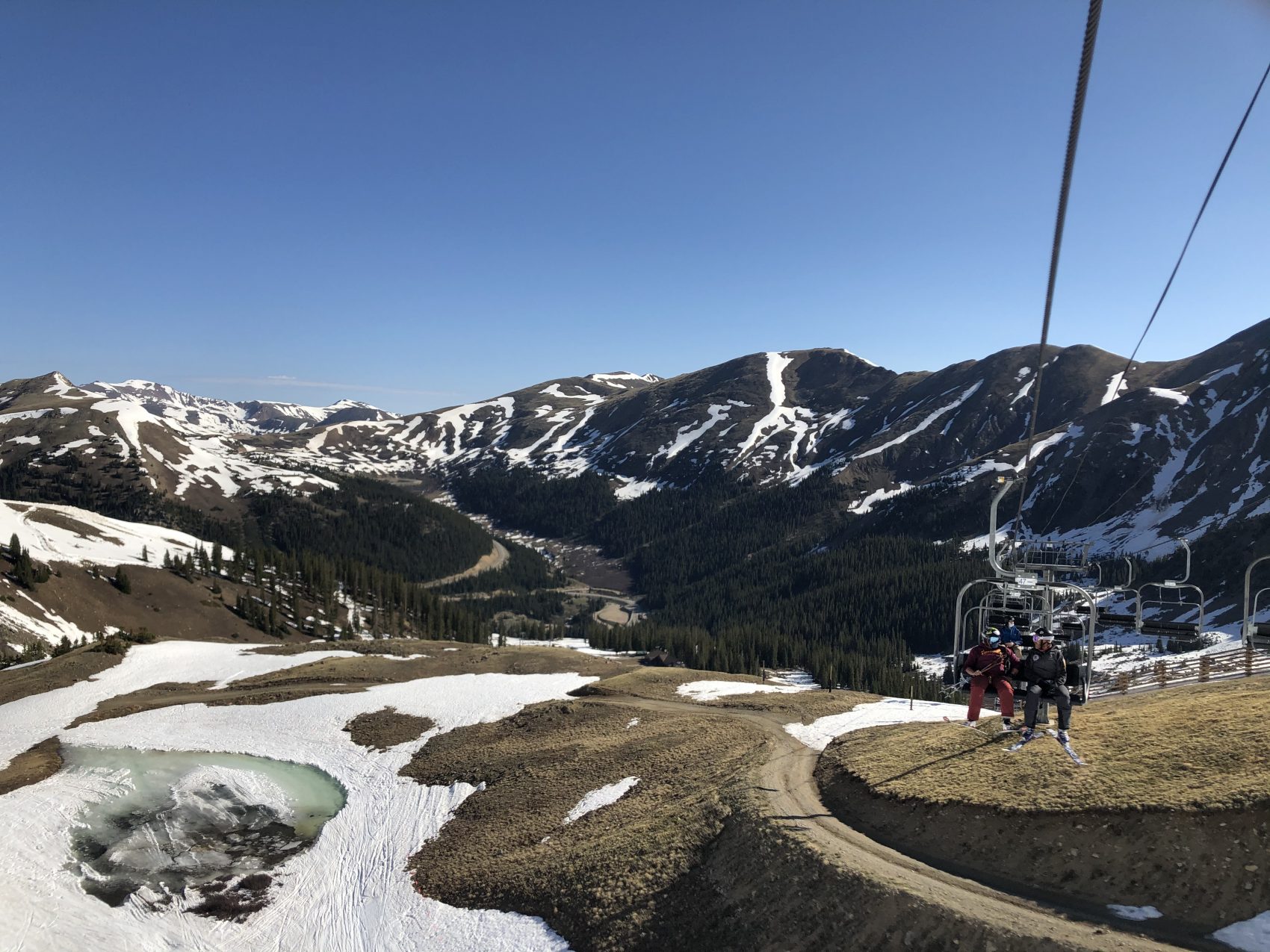 Abasin spring, Arapahoe Basin, colorado, 