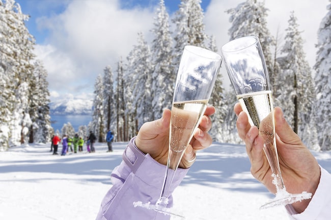Champagne toast, richest cities in Colorado