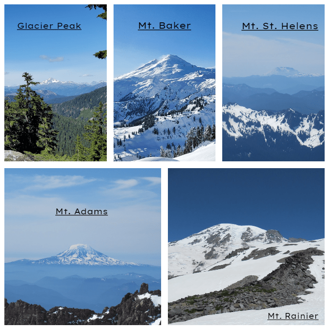 Visit Washington's Volcanoes: Mount Rainier, Mount St. Helens and