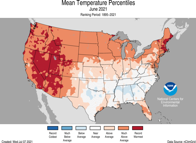 April 2021 Drought Report  National Centers for Environmental Information  (NCEI)