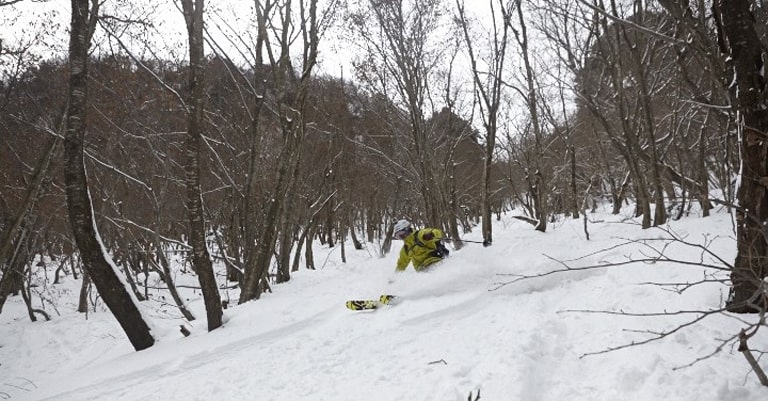 secret island powder skiing