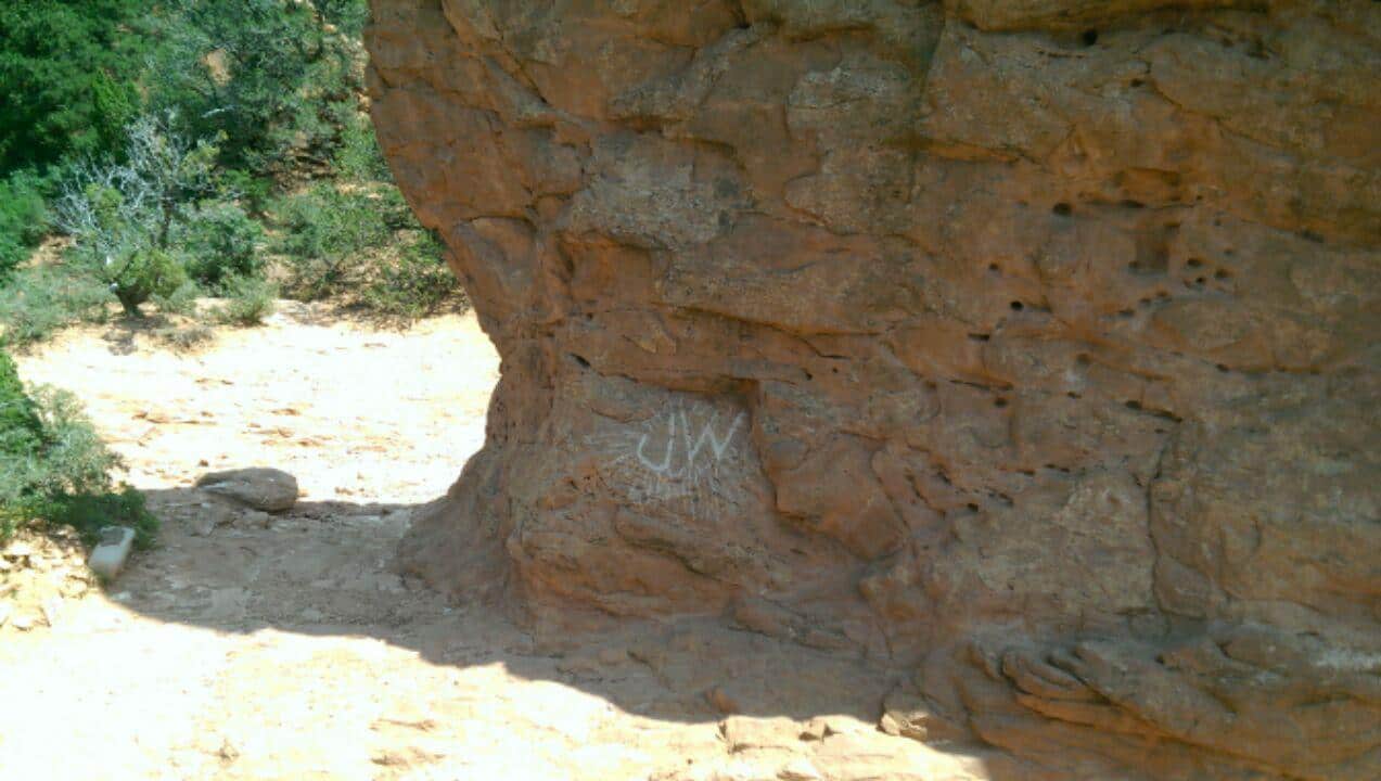 graffiti, garden of the gods, Colorado, 