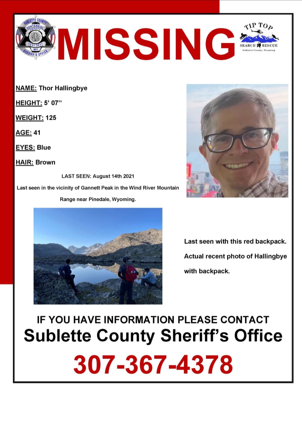 wyoming, missing, man found dead, body,