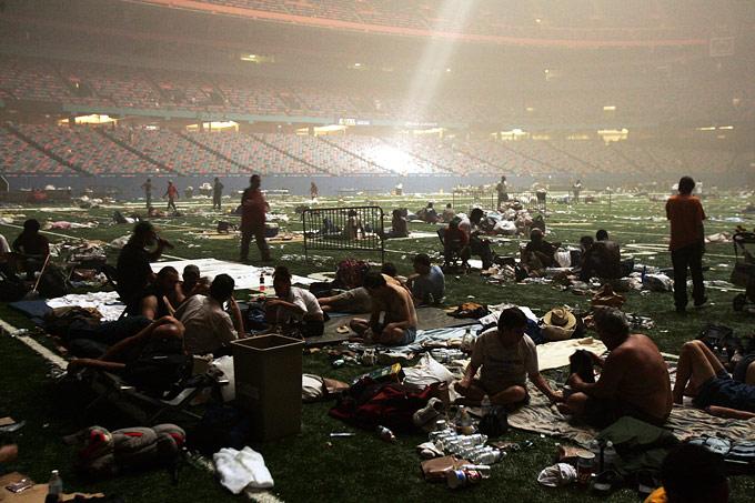 Superdome floods