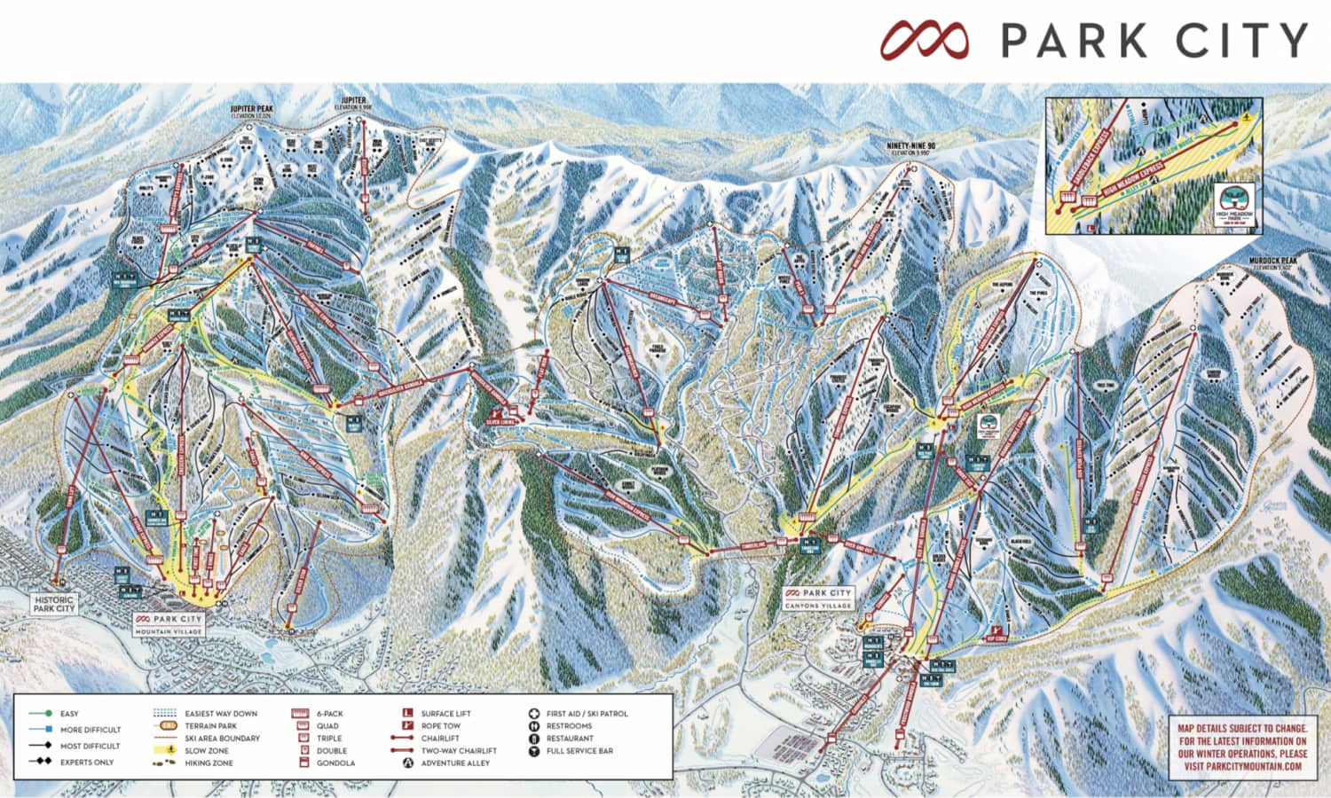 park city trail map