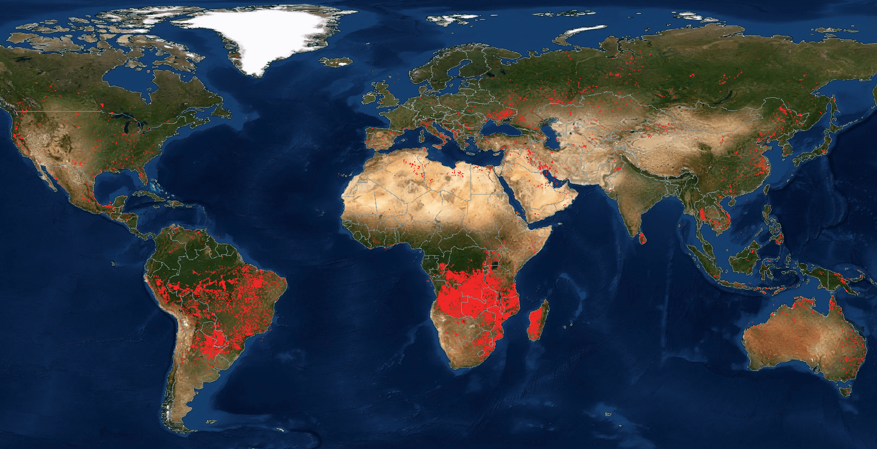 The World Is on Fire - An Overview of Current Wildfires ...