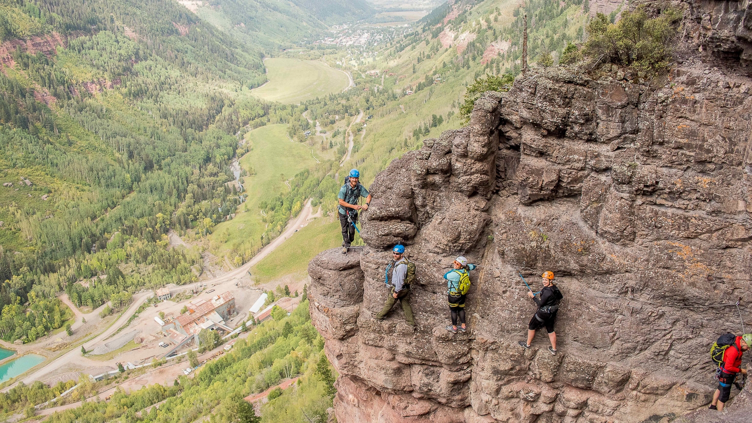 Via Ferrata, Telluride, colorado, 