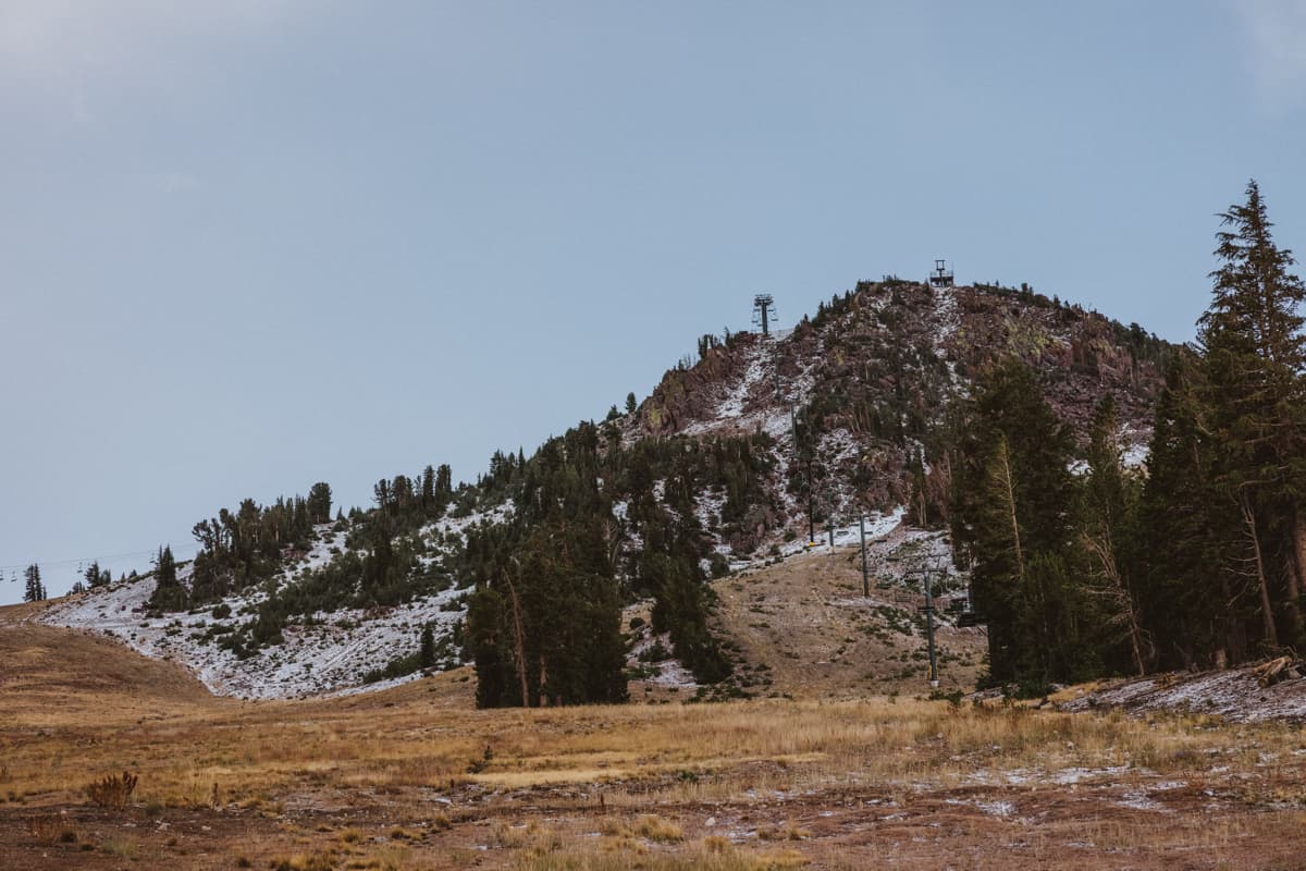 mammoth mountain, first snow,