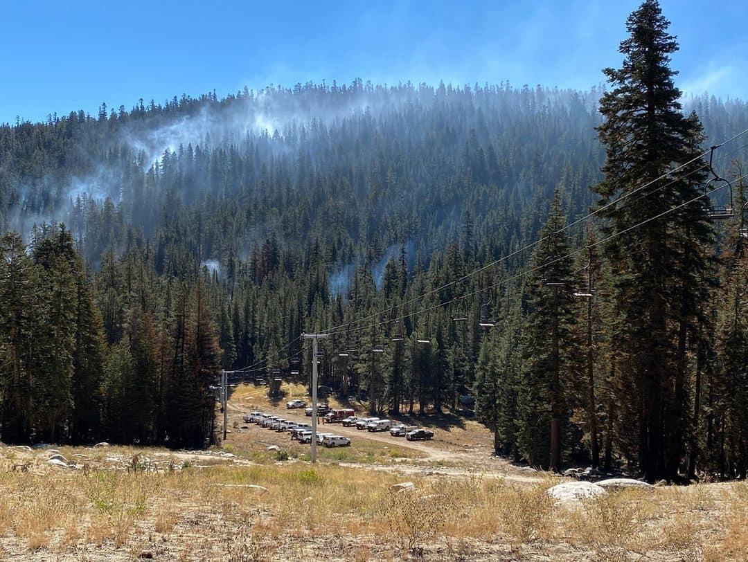 Sierra-at-tahoe, california, Caldor Fire, wildfire, 