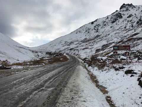 Hatcher Pass, Alaska, closed,