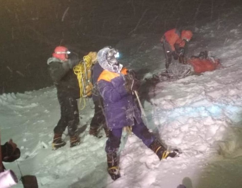 Mount Elbrus, russia, rescuers