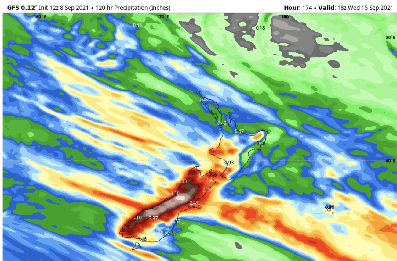 New Zealand, record breaking storm,